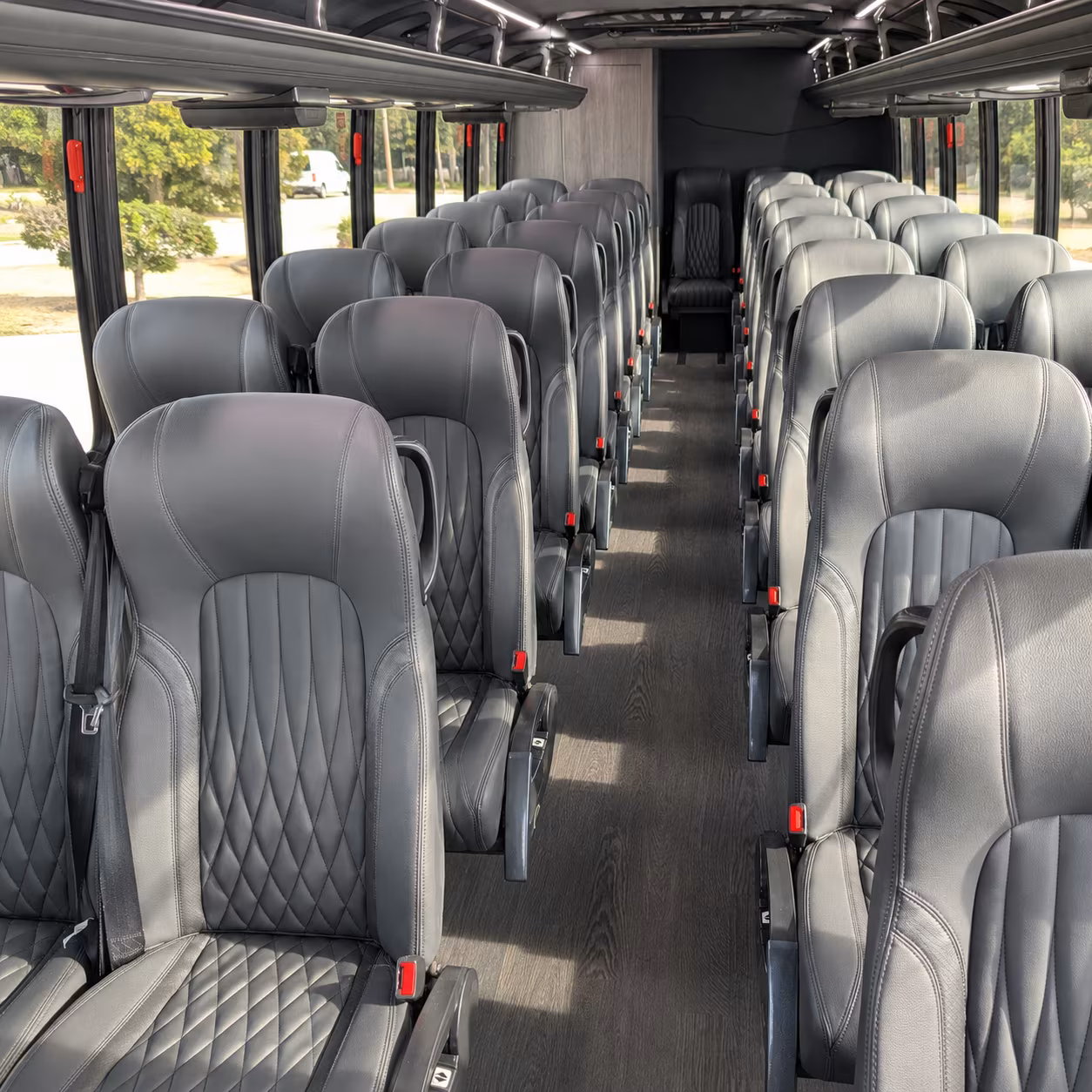 25 passenger minibus interior
