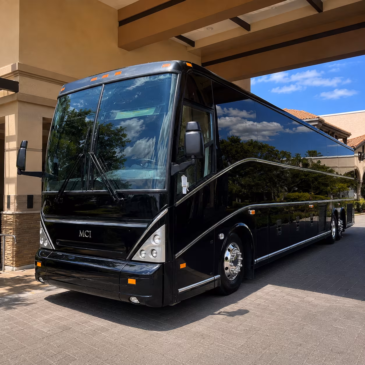 employee shuttle buses for the gm global technical center campus