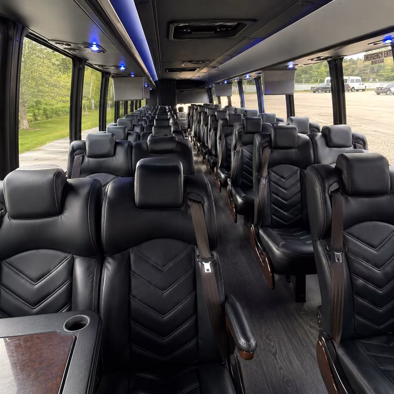 warren long distance transportation onboard seating