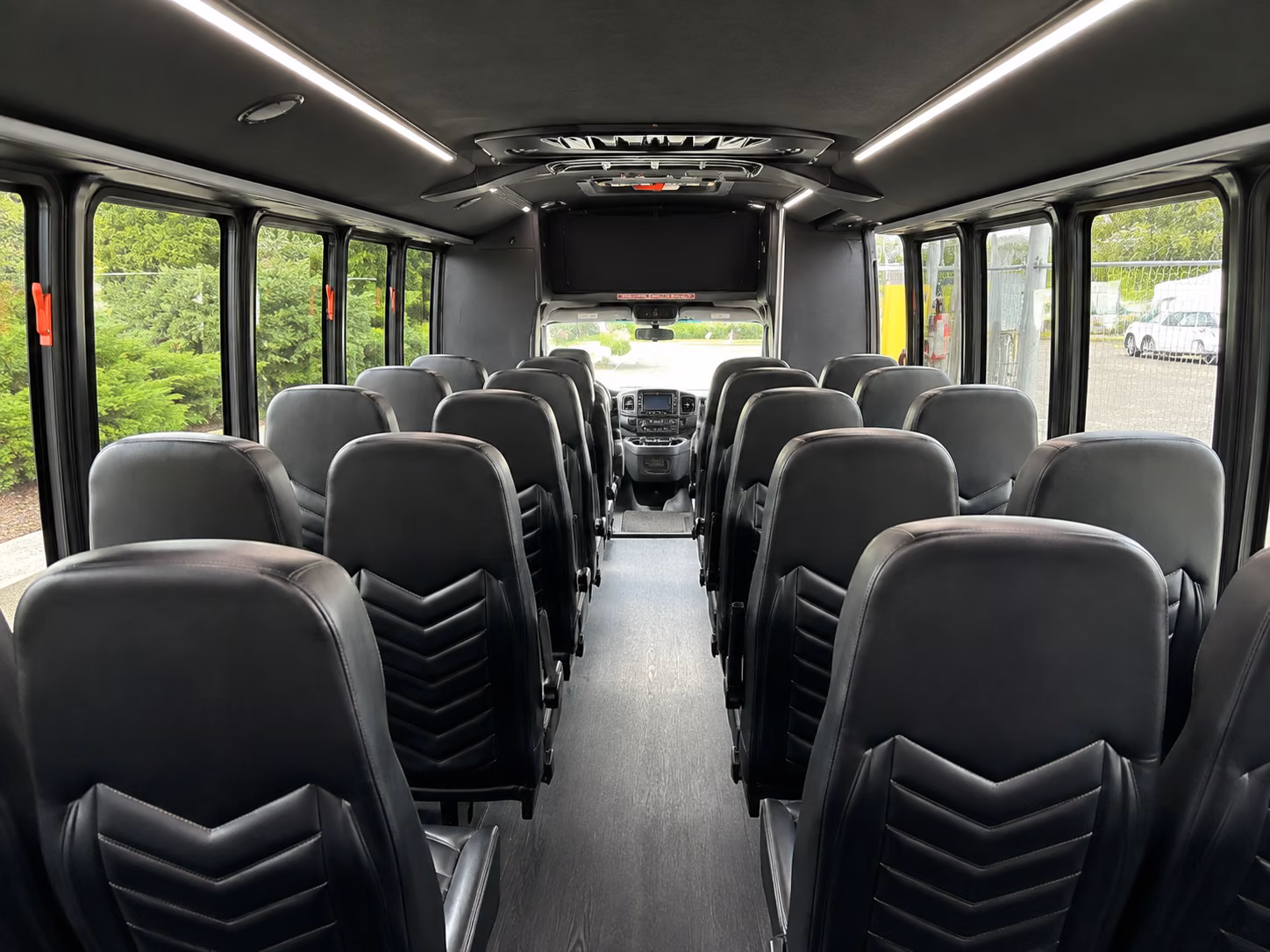 warren private event transportation onboard seating